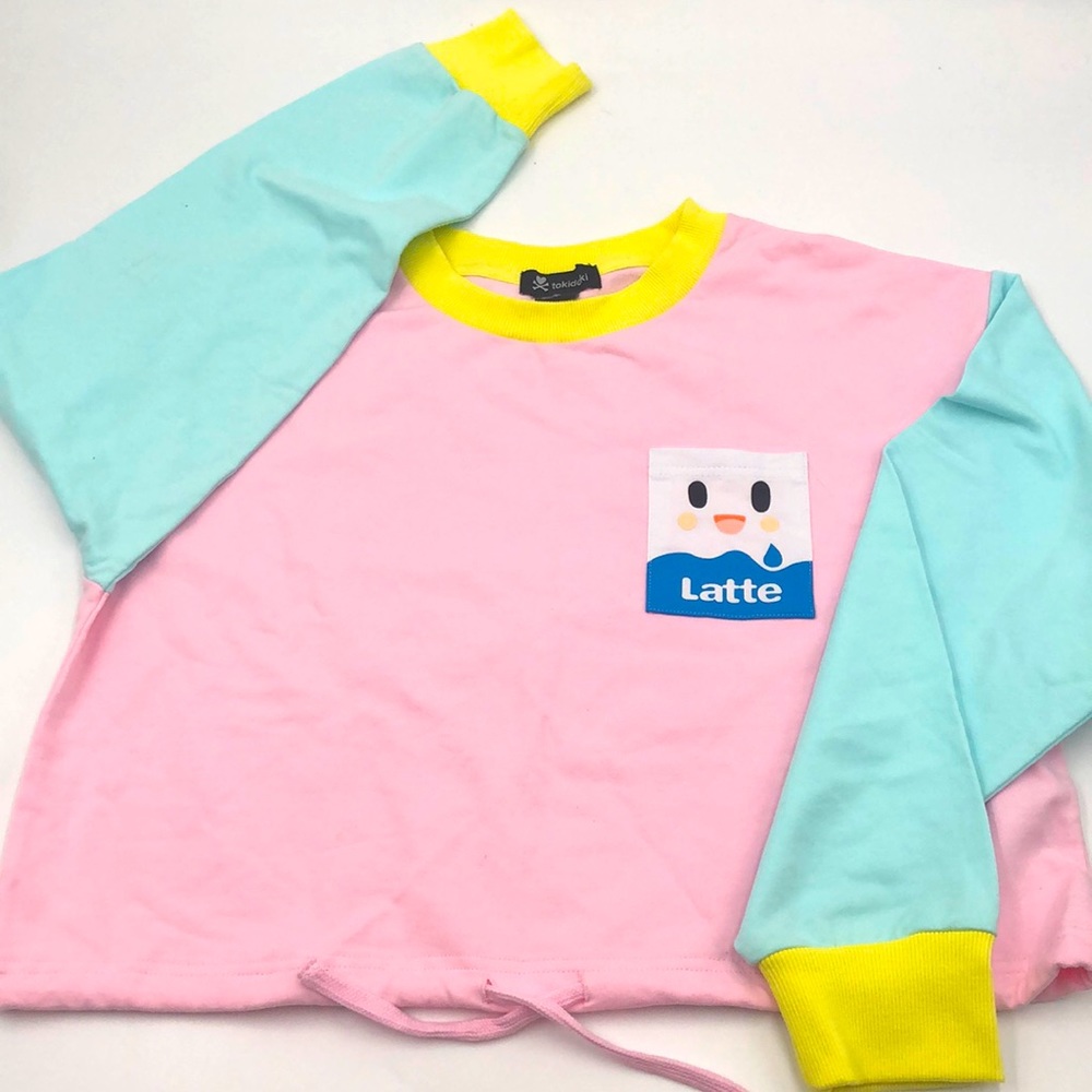 Tokidiki Long sleeve crop sweater
